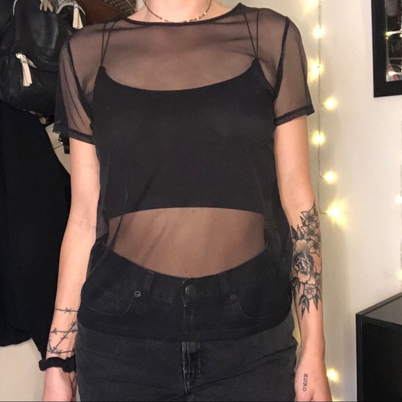 Victoria's Secret Tops - VS mesh shirt